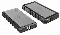 Solární powerbanka VIKING W24W 24000mAh, QC3.0, bezdrátové nabíjení Solární powerbanka VIKING W24W 24000mAh, QC3.0, bezdrátové nabíjení