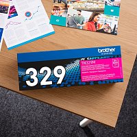 Brother TN-329M, toner magenta, 6 000 str.