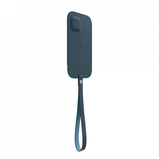 iPhone 12ProMax Leather Sleeve wth MagSafe B.Blue