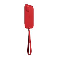 iPhone 12 mini Leather Sleeve wth MagSafe RED