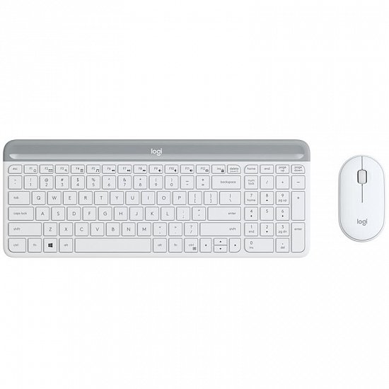 set Logitech slim Wireless MK470 - white INT´L