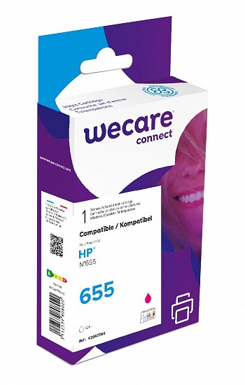 WECARE ink pro HP CZ111AE,červená/magenta