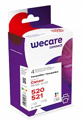 WECARE ink sada pro CANON PGi-520/CLi-521CMY,CMYK