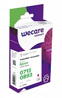 WECARE ink pro EPSON C13T07134012,červená/magenta 