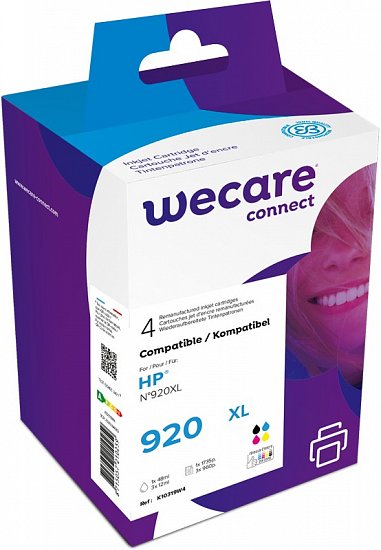 WECARE ink sada pro HP C2N92AE,CMYK