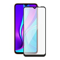 Screenshield XIAOMI Redmi 9C (full COVER black) Tempered Glass Protection