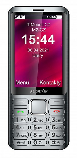ALIGATOR D950 Dual sim stříbrný