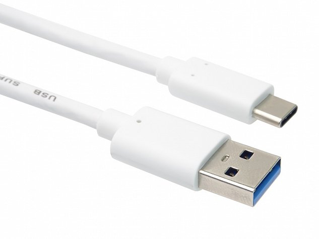 PremiumCord kabel USB-C - USB 3.0 A (USB 3.2 generation 2, 3A, 10Gbit/s)  1m bílá