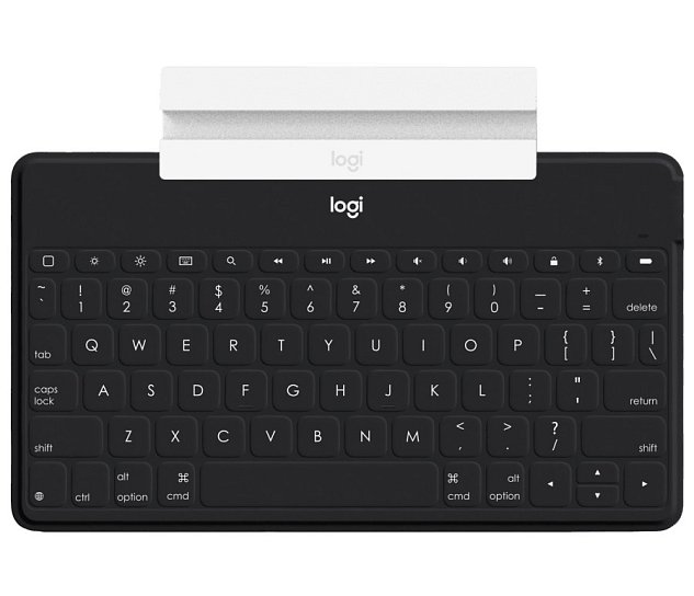 Logitech Kl. Bluetooth KEYS TO GO barva černá, bílý stojánek