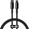 Baseus CATLWJ-01 Tungsten Gold Fast Charge Kabel USB-C to Lightning 20W 1m Black