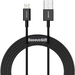 Baseus CALYS-C01 Superior Fast Charging Datový Kabel USB to Lightning 2.4A 2m Black