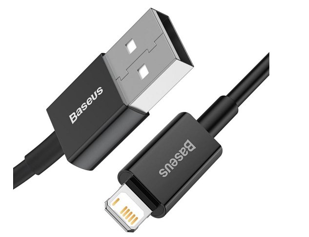 Baseus CALYS-C01 Superior Fast Charging Datový Kabel USB to Lightning 2.4A 2m Black