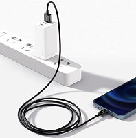 Baseus CALYS-C01 Superior Fast Charging Datový Kabel USB to Lightning 2.4A 2m Black