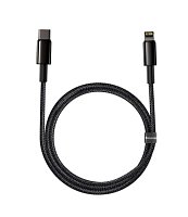 Baseus CATLWJ-01 Tungsten Gold Fast Charge Kabel USB-C to Lightning 20W 1m Black