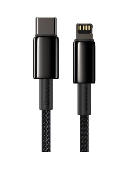 Baseus CATLWJ-01 Tungsten Gold Fast Charge Kabel USB-C to Lightning 20W 1m Black