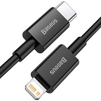 Baseus CATLYS-A01 Superior Fast Charging Datový Kabel USB-C to Lightning  20W 1m Black