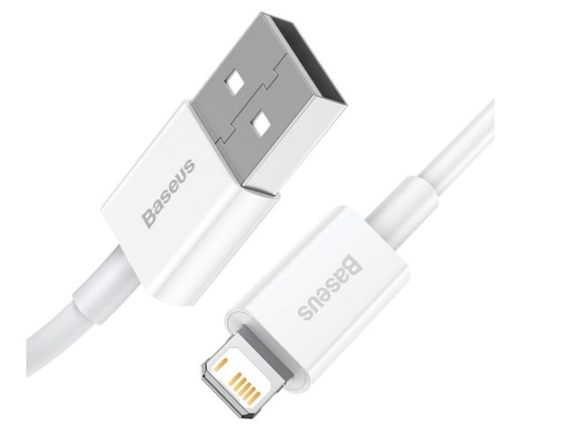 Baseus CALYS-C02 Superior Fast Charging Kabel Lightning 2.4A 2m White