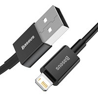 Baseus CALYS-A01 Superior Fast Charging Datový Kabel USB to Lightning 2.4A 1m Black