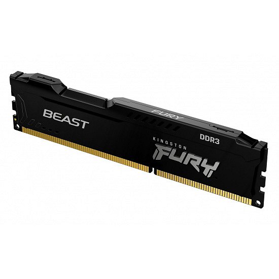 8GB DDR3-1600MHz CL10 Kingston FURY Beast Black