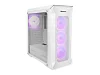 Počítačová skříň Genesis IRID 505 ARGB WHITE MIDI TOWER (USB 3.0), 4x 120mm ventilátory