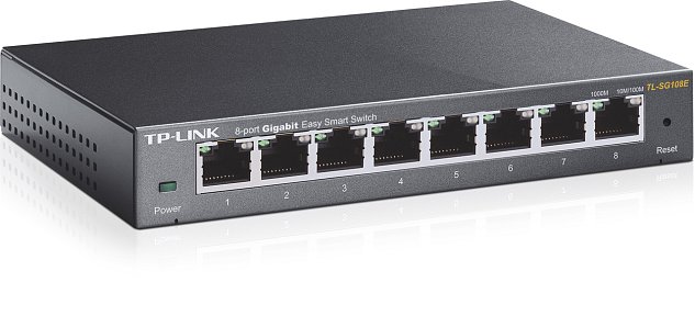 TP-Link TL-SG108E 8x Gb Fanless Easy Smart Switch