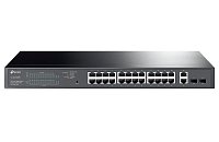 TP-Link TL-SG1428PE 24xGb POE+ 250W,2xGb nonPOE,2xSFP rack switch