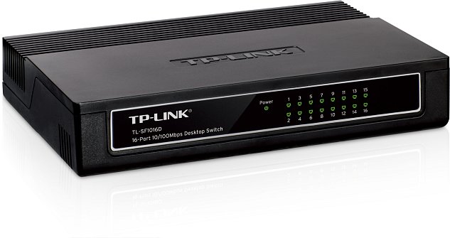 TP-Link TL-SF1016D 16x 10/100Mbps Desktop Switch