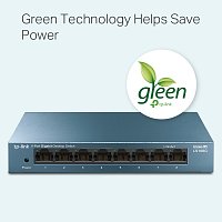 TP-Link LS108G 8xGigabit Desktop Switch Fanless