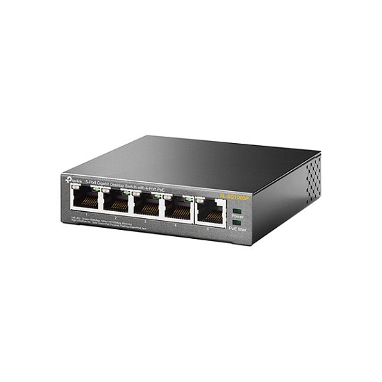 TP-Link TL-SG1005P 5xGb (4xPOE) 65W Desktop Steel Switch