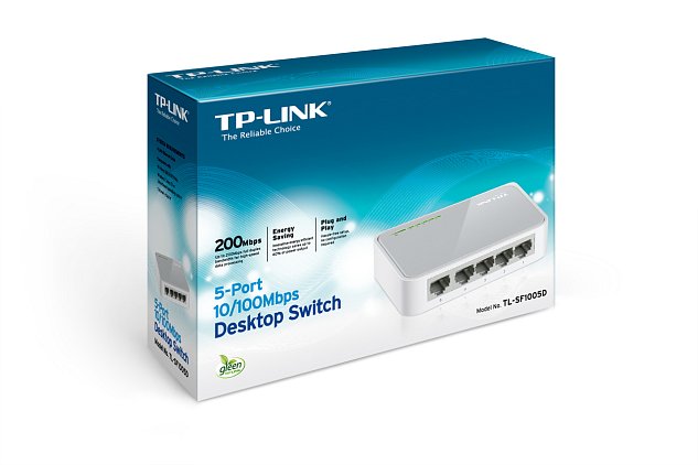 TP-Link TL-SF1005D 5x 10/100Mbps Desktop Switch