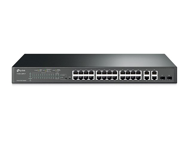 TP-Link TL-SL2428P 24x10/100Mbps+4xGb smart switch,250W POE+ Omada SDN