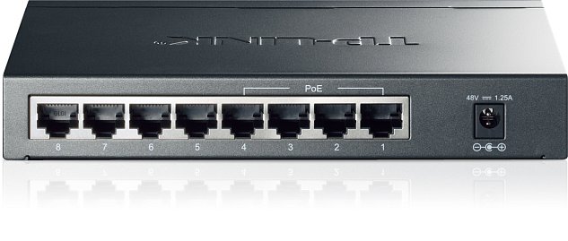 TP-Link TL-SG1008P 8xGB (4xPOE) 64W Desktop fanless Switch