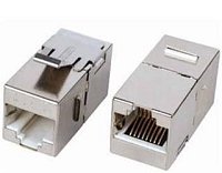 PremiumCord Propojka RJ45 CAT6 8/8 STP, vhodná do patch panelu místo keystone