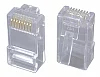 Konektor RJ45 CAT5E UTP 8p8c pro licnu 100ks bal.