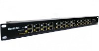 POE Gigabitový Patch panel Cat5 19