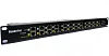 POE Gigabitový Patch panel Cat5 19" 12port 1U