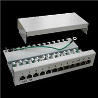 Patch panel Box 12-port Cat5e STP na zed´