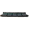 DATACOM Patch panel ISDN 25p.1U Integrovaný  BLACK, 19"