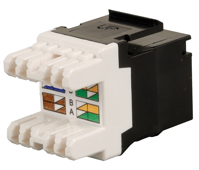 Keystone Solarix CAT6 UTP RJ45 černý