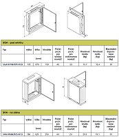 Hybridní rack silový SGA-077067015-CCD pod omítku