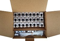 MULTIPACK 24ks Keystone Solarix CAT6 STP RJ45 černý samořezný