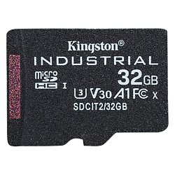 32GB microSDHC Kingston Industrial C10 A1 pSLC bez adaptéru