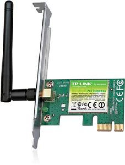 TP-Link TL-WN781ND 150Mb Wifi PCI Express Adapter, 1x odnímatelná anténa