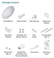 UBNT PowerBeam 2AC, 2.4GHz MIMO, 18dBi