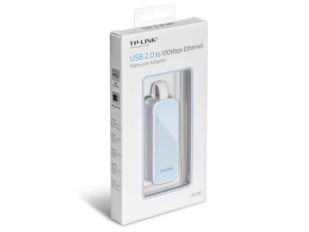 TP-Link UE200 USB 2.0 ethernetový síťový adaptér s rychlostí až 100Mbit/s