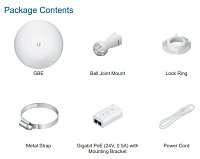 UBNT GigaBeam airMAX AC 60 GHz/5 GHz Radio, 1Gbps+