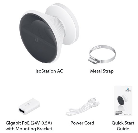 UBNT IS-5AC - 5 GHz IsoStation AC, airMAX AC, 45°
