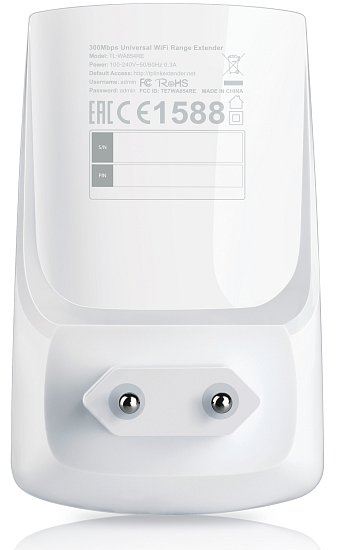 TP-Link TL-WA854RE 300Mbps Wifi N Range Extender, 2 interní antény, power schedule