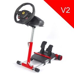 Wheel Stand Pro, stojan na volant a pedály pro Thrustmaster SPIDER, T80/T100,T150,F458/F430, červený