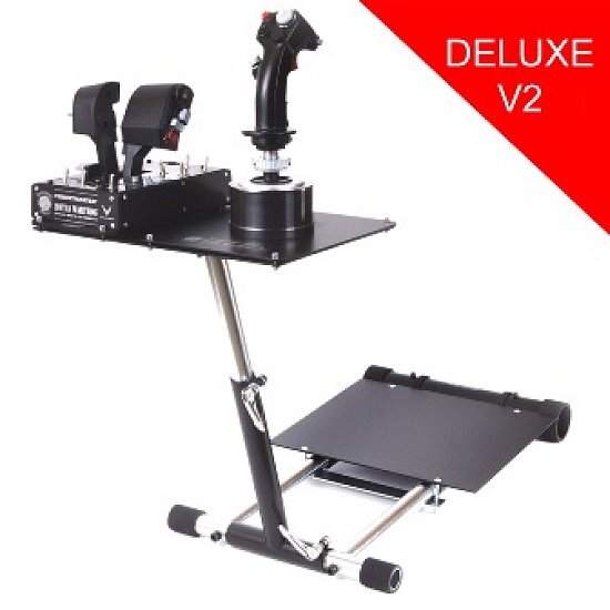 Wheel Stand Pro DELUXE V2, stojan na joystick pro Thrustmaster HOTAS WARTHOG, Saitek X55/Saitek X52